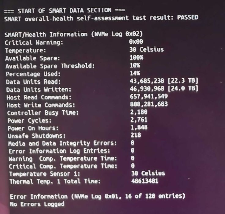 SSD M.2 NVMe 256GB Toshiba - Excelente Estado