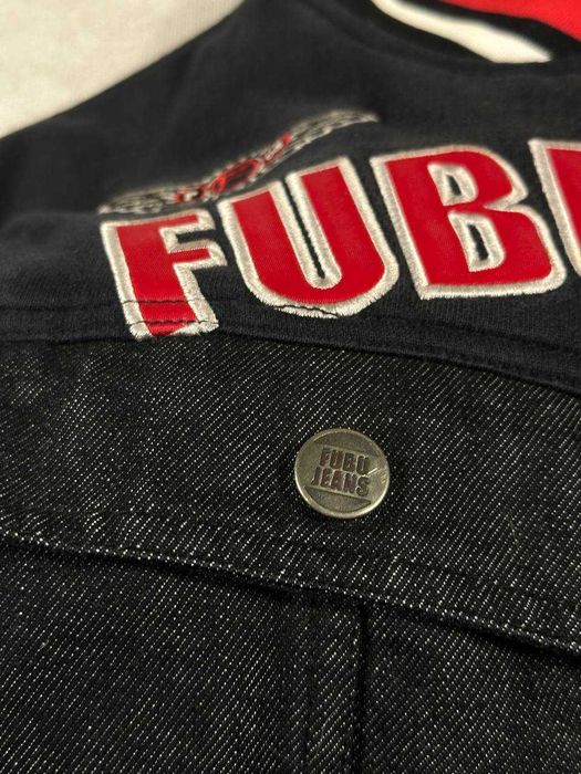 Винтажная джинсовая куртка FUBU Jeans Varsity Jacket 2005