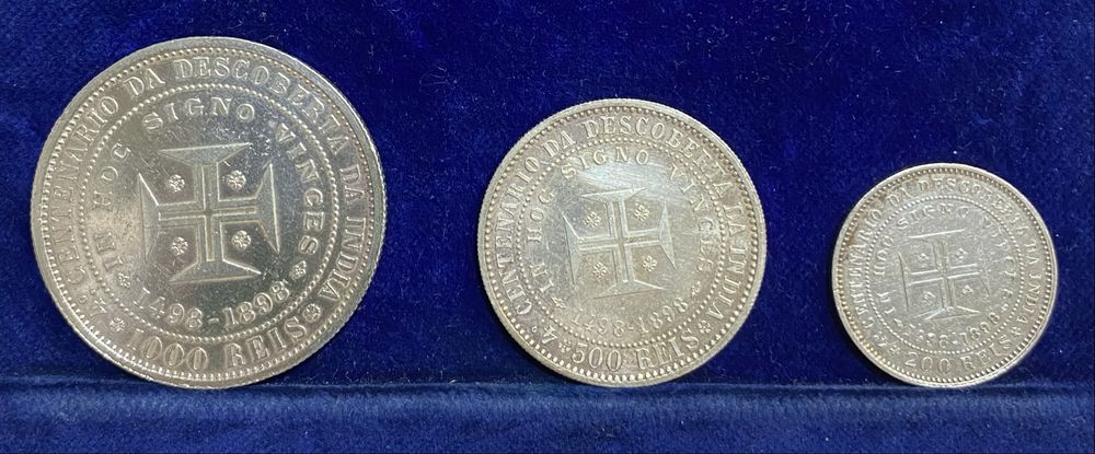 Moeda 1601 - Colecao CARLOS/ AMELIA 1898 Prata