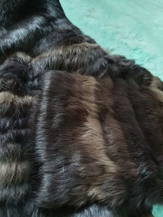 Nowe futro damskie z królika blezer ochnik XS