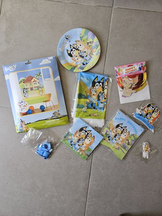 Decoração festa tema da Bluey