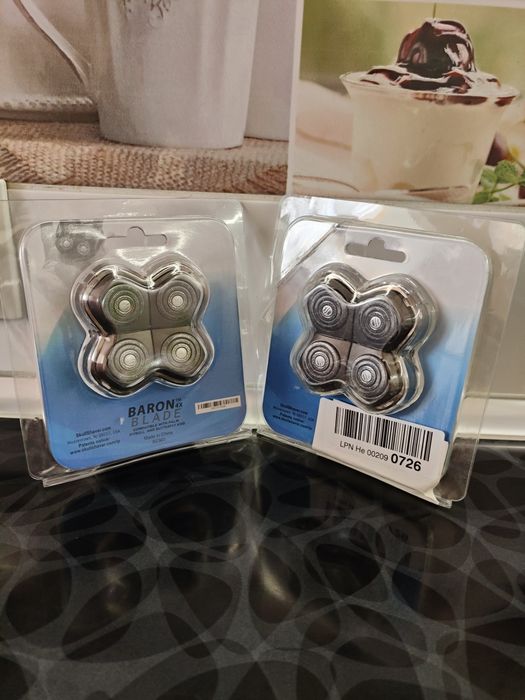 Зміні леза для шейвера scullblade, barone 4x, змінна насадка, головка