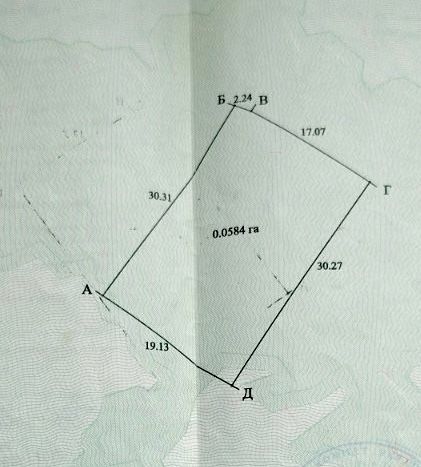 Земельна ділянка в селі Рибне