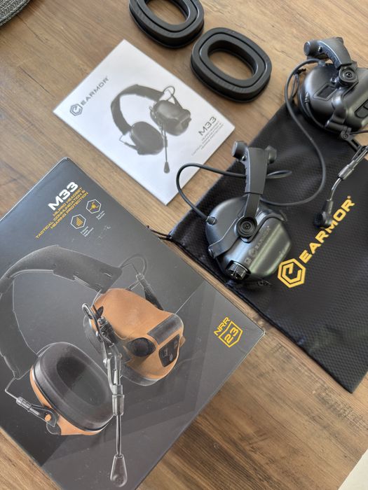 Earmor m33 milpro + Headset mount | airsoft militar