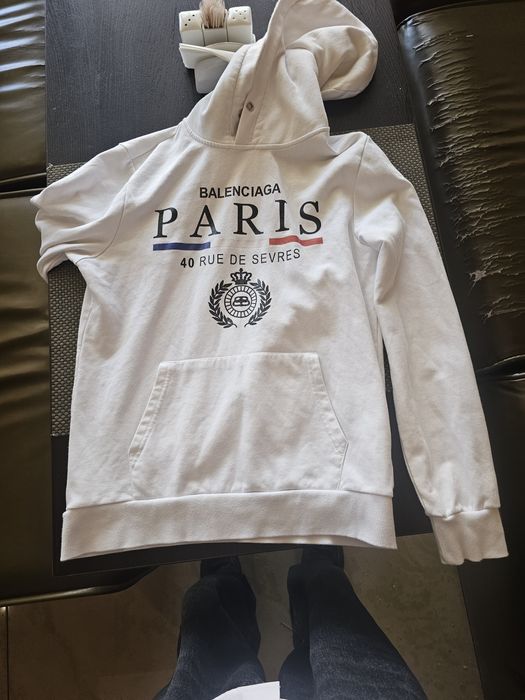 біле худі Balenciaga