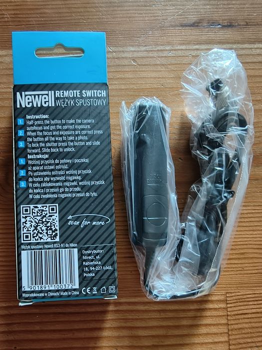 Wężyk spustowy do aparatu Nikon