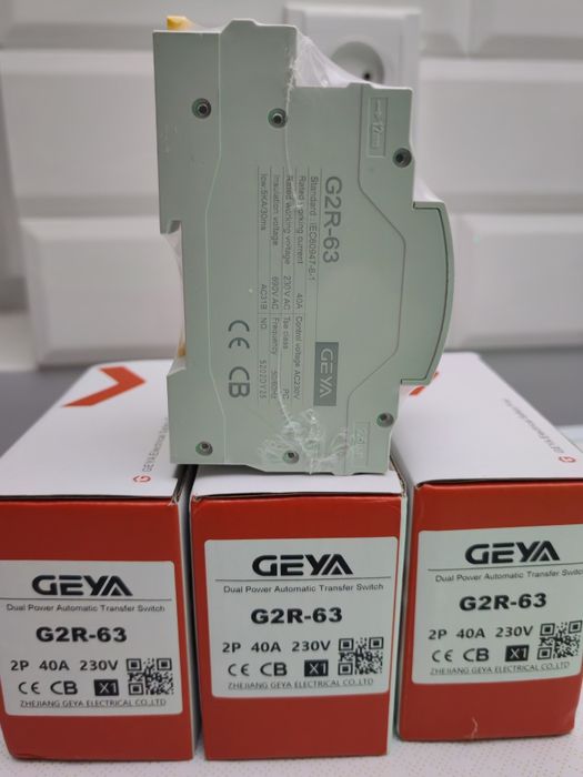 АВР GEYA 63А Автоматичний ввід резерву