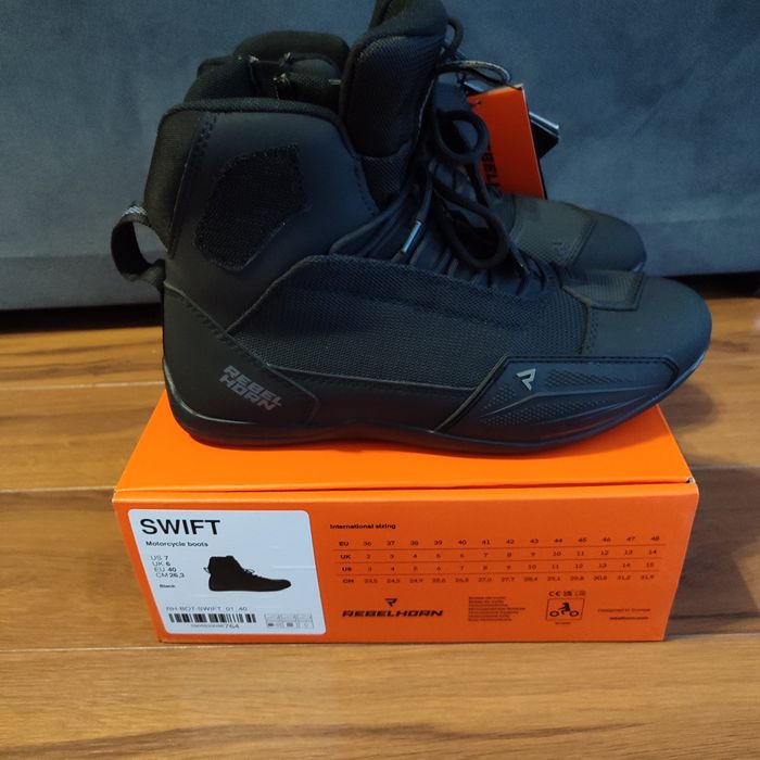Buty motocyklowe Rebelhorn Swift czarne