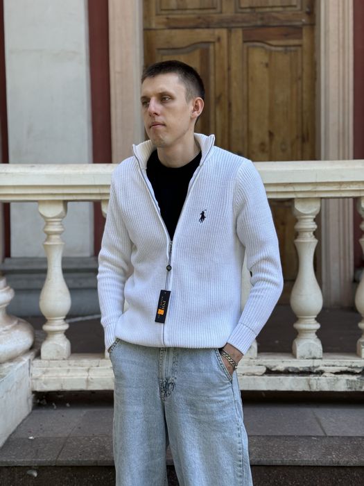‼️ ХІТ 2026 ‼️ Кардиган Поло Ральф Лорен вязаный мужской  Мужской кардиган Polo Ralph Lauren черный Свитер Поло вязка Кофта на молнии Поло Ральф