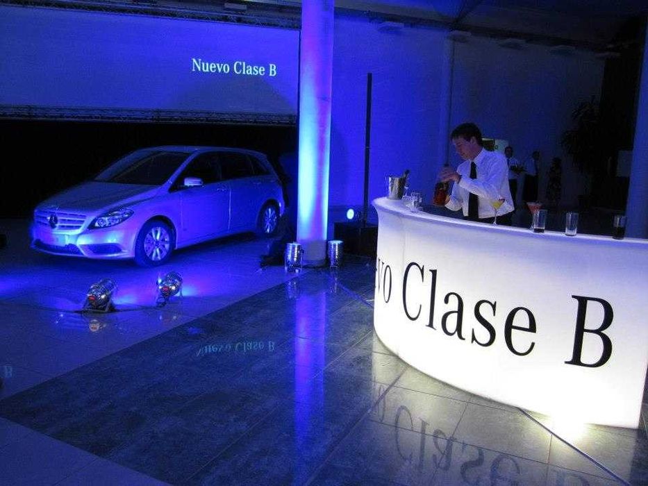 Mobiliario led mesas e bares liquidação