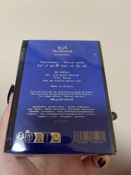Ex Nihilo Blue Talisman парфумована вода 7,5 мл