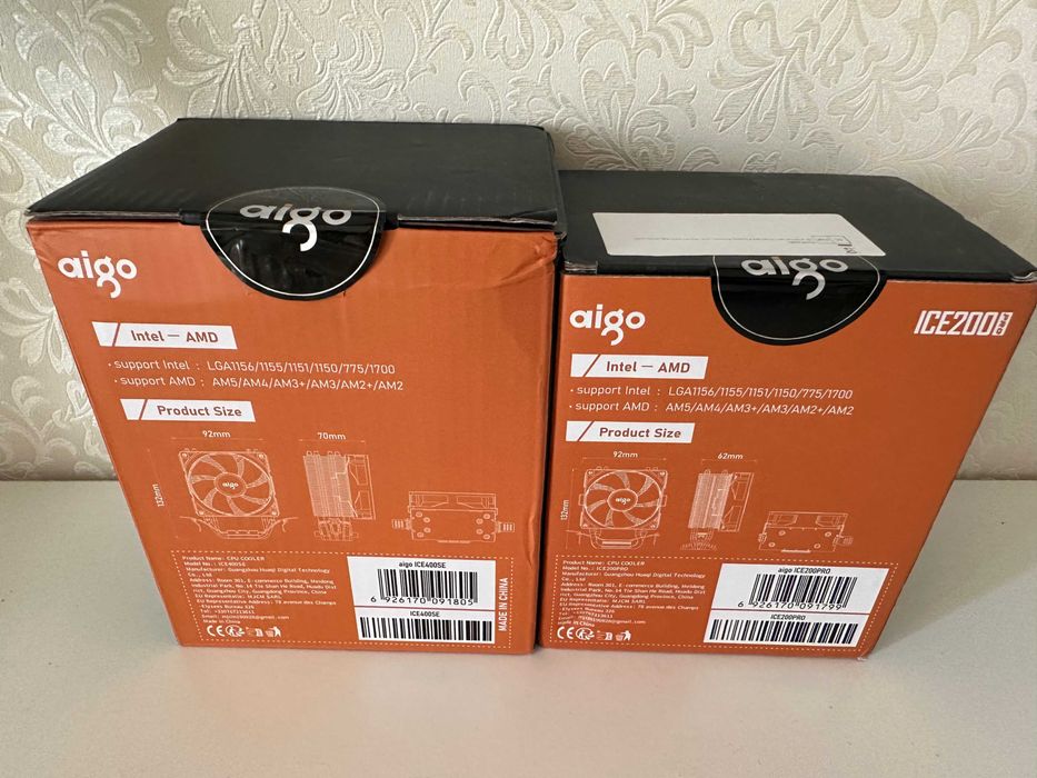 Кулер Aigo CPU Cooler 160wat intel 1700 1150 1155 1366 AM2/AM3/AM4