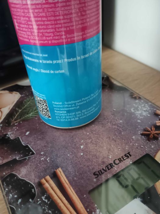 Soda stream nabój z gazem plus pusty