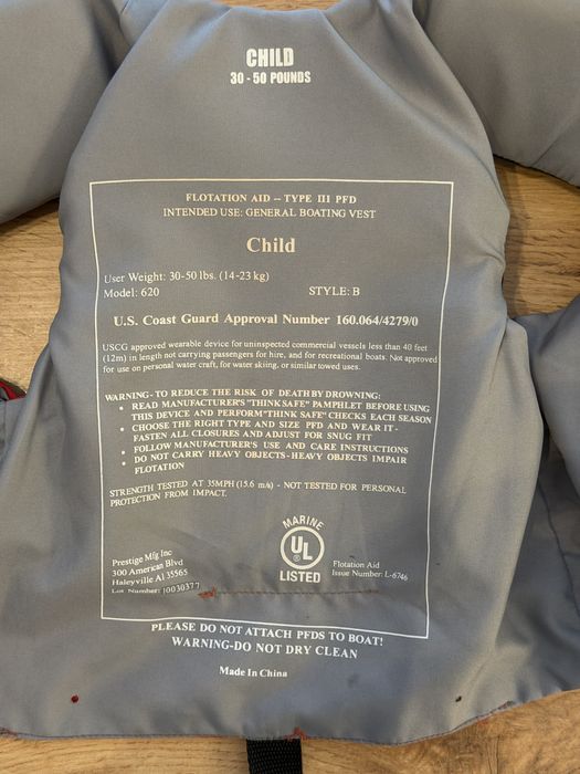 Kapok dziecięcy kamizelka ratunkowa 14-23kg