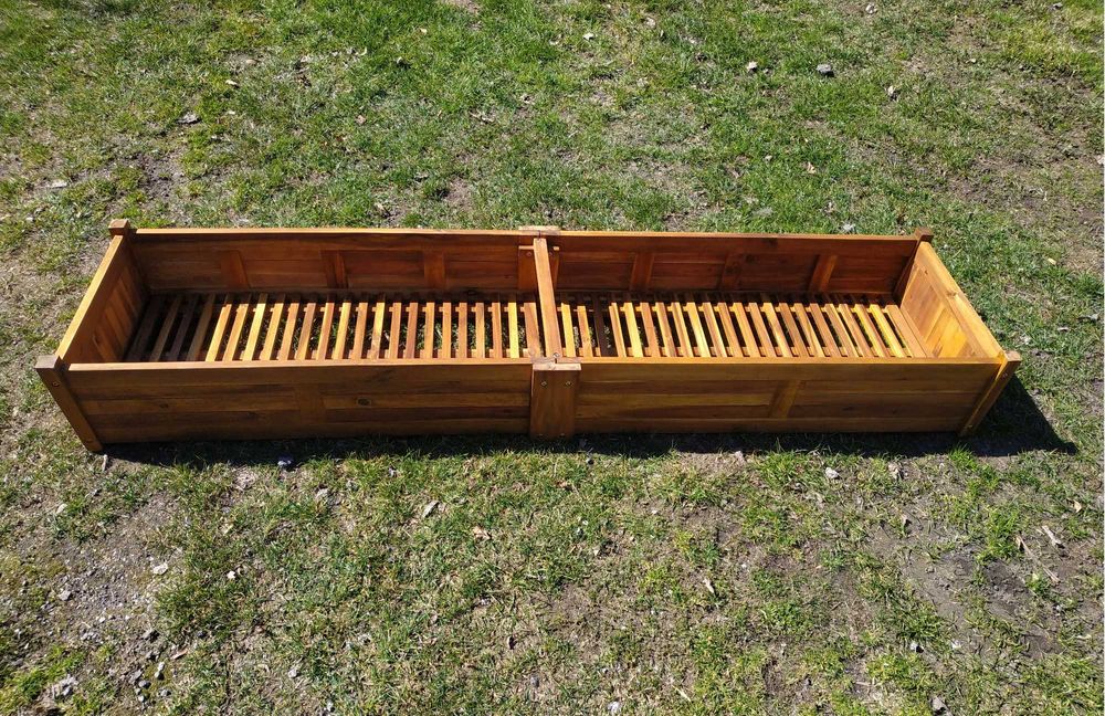 Donica ogrodowa  200 x 50 x 25 drzewo akacjowe