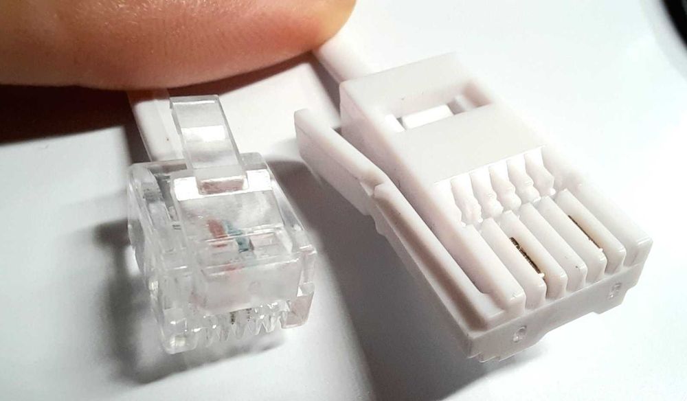 З'єднувач RJ45 UTP Cat5e/Cat6, BT-431A - RJ11, jack 3.5 - jack 3.5