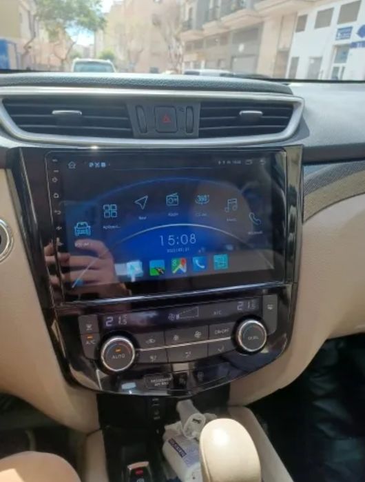 Rádio Android 14 com GPS Nissan Qashqai J11 (Artigo Novo)