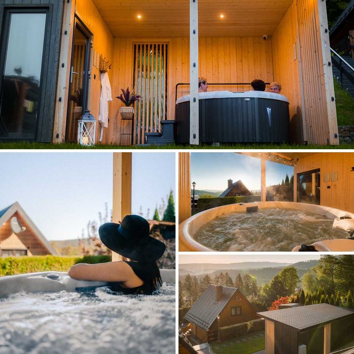 Domki Centrum Soliny 150m do Zapory i PKL/Ferie Dom z Jacuzzi wiejski