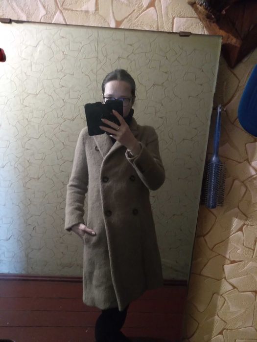 Пальто альпака шерсть франция Paul & Joe, 36 S