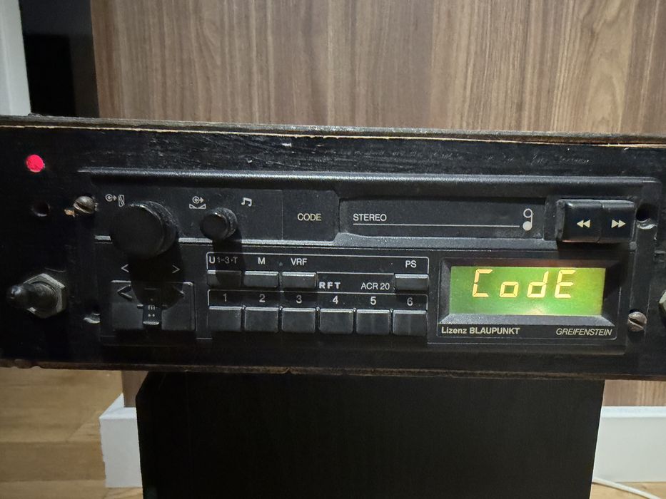 Radio na kasety - Lizens BLAOPUNKT Greifenstein (Posiadam Kod)