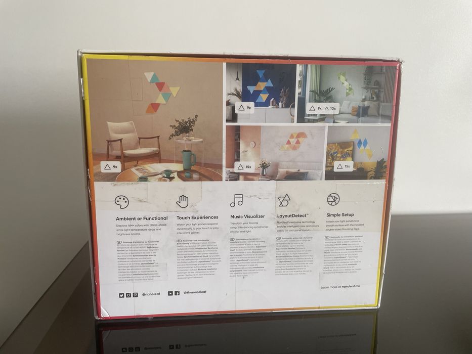 Nanoleaf 9 shapes triangles starter kit + audio module