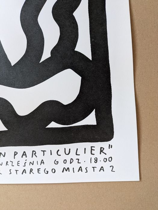 Kolekcjonerski plakat SITODRUK – Jan Bajtlik „Jardin Particulier” (201