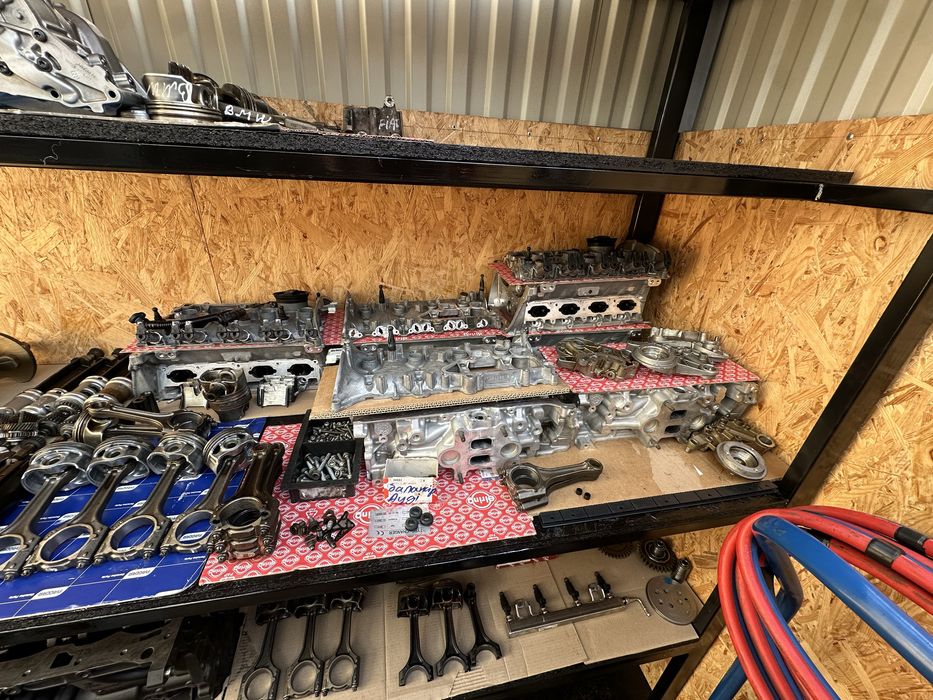 Двигун 2.0 TFSI Audi, блок, шатуни, ГБЦ, розпридвал, колінвал,