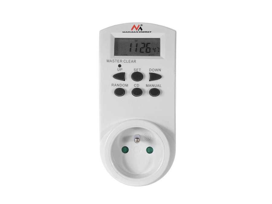 Timer wyłącznik czasowy programator cyfrowy 3600W Maclean MCE05