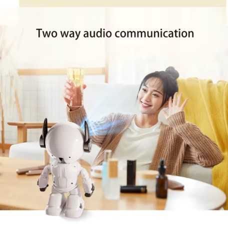Robot Wireless IP Camera QC01 – Novo - Envio Gratuito