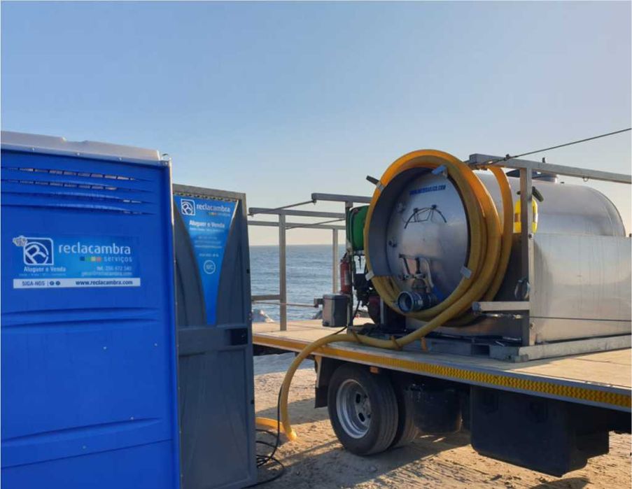 Sanitário portátil para obra – entrega rápida – Penafiel