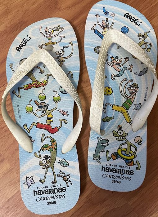 Havaianas chinelos coleção especial desenhador novos estrear