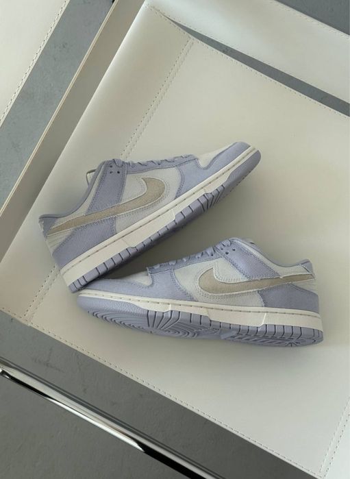Оригинал Nike Dunk Low ‘Ghost Denim’ (HF1985 001) джинсовие женские данки голубие оригинальние