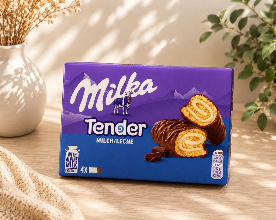 Mega paka milka tender 20 ciastek mlecznych x5