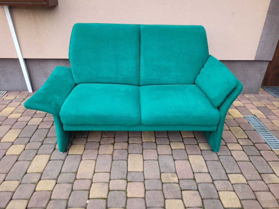 Nowoczesna Sofa Z Funkcją Relaxu Zielona - Transport