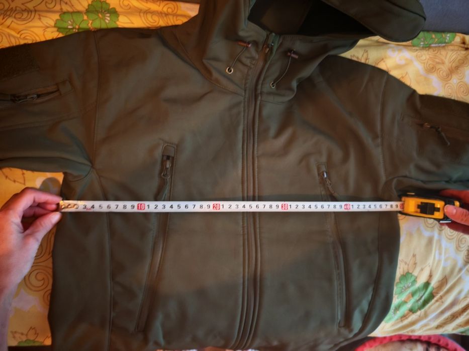 Zestaw softshell outdoor taktyczny męski kurtka spodnie