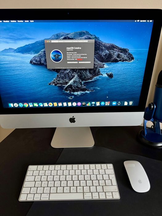 iMac 21.5” Apple MMQA2PO/A | i5 | 8GB | 1TB | Impecável | Na Caixa
