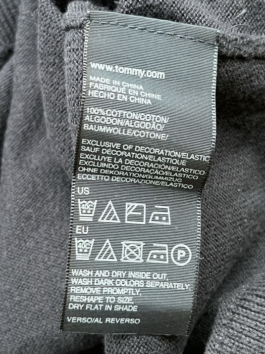 Tommy Hilfiger sweter granatowy L/XL v-neck