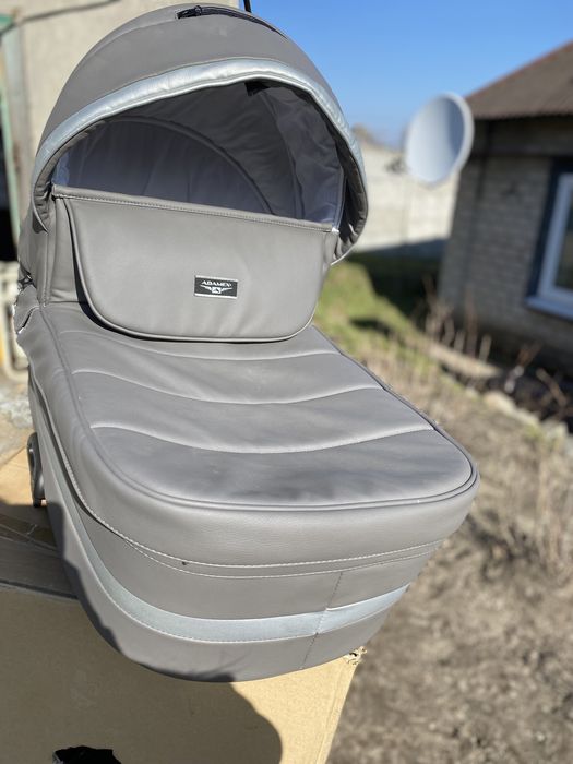 Коляска 2 в 1 Adamex Rimini ECO кожа 100% RI-260