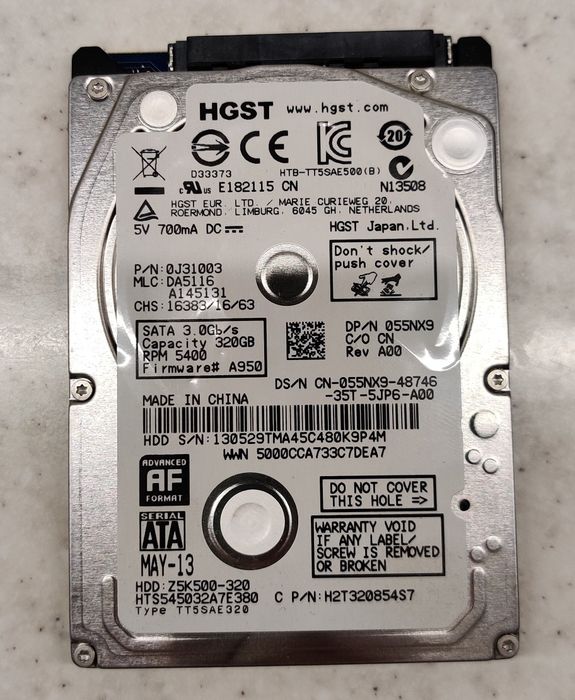 hitachi hdd 500gb - купити комп'ютери та комплектуючі - Ціна на OLX.ua