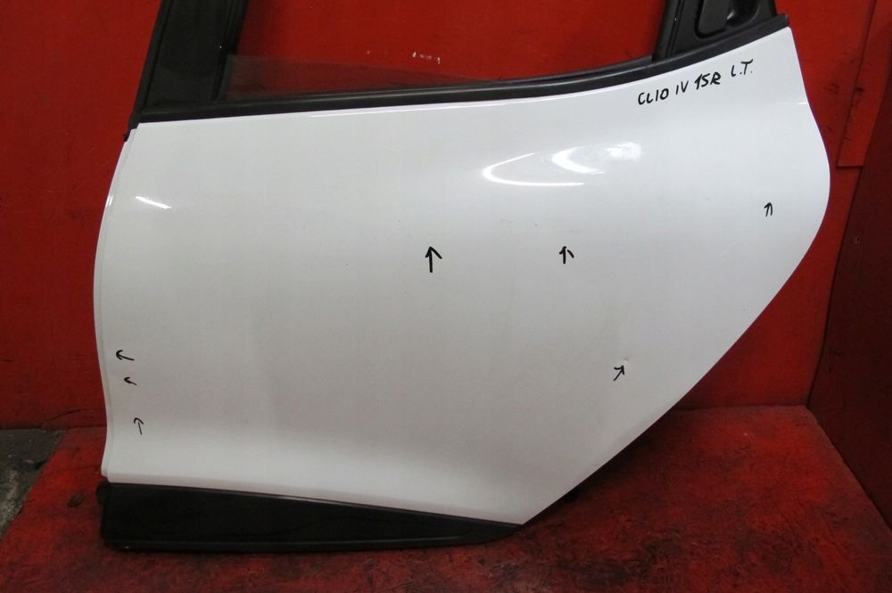 renault clio 4 iv białe ov369 0v369 drzwi tył lewe 5d