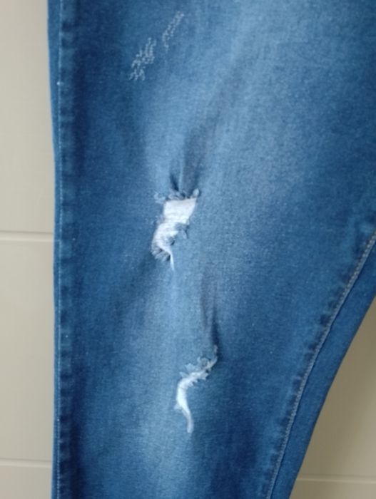 Jeansy rurki damskie 48/50