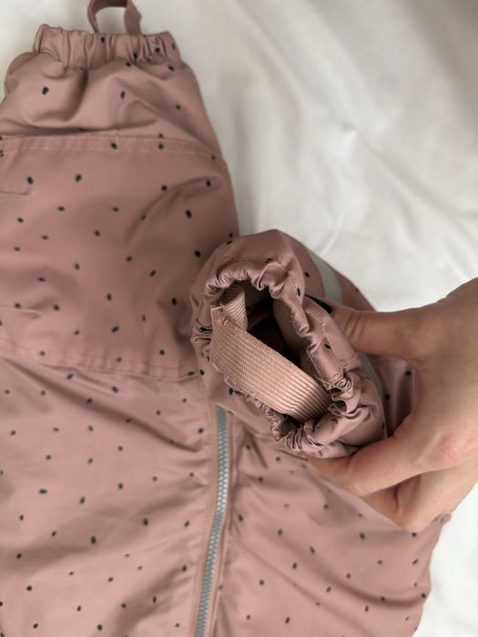Różowy kombinezon zimowy 80 h&m