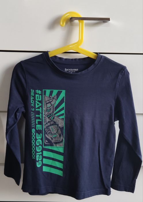 T-shirt, koszulka z długim rękawem, 116, Inextenso