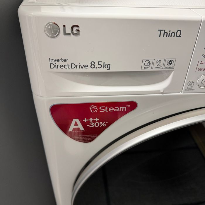 Pralka LG ThinQ 8,5 kg Steam – Direct Drive – IDEALNY STAN