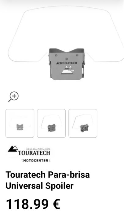 Touratech para brisa Universal spoiler