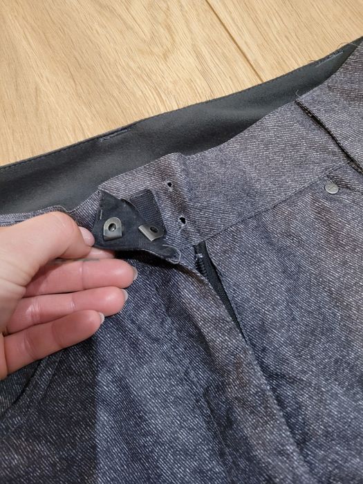 Spodnie narciarskie Snow Tech szare rozmiar 38