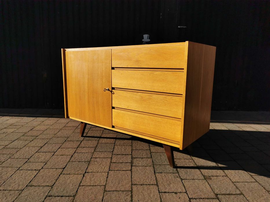 Komoda U-458 proj. J. Jiroutek, Czechosłowacja '60 Brusel Design, Loft