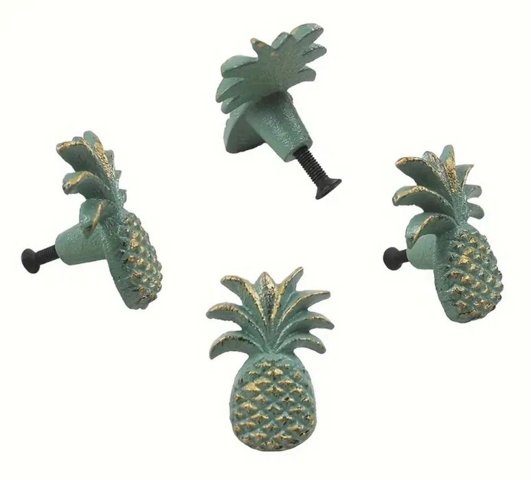 4 Puxadores em Ferro - Ananás