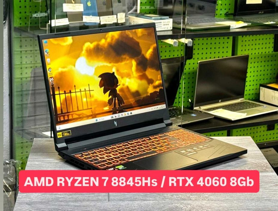 Acer Nitro V16 ANV16-41 / RTX 4060 / Ryzen 7 8845Hs / DDR5 / Магазин