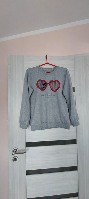 Bluza dresowa szara z okularami M